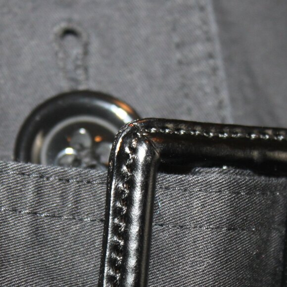 London Fog Heritage PS Black Long Trench Coat with Hood - Picture 11 of 16